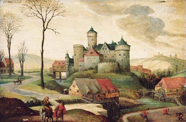 GRIMMER, Abel The Month of February Germany oil painting art